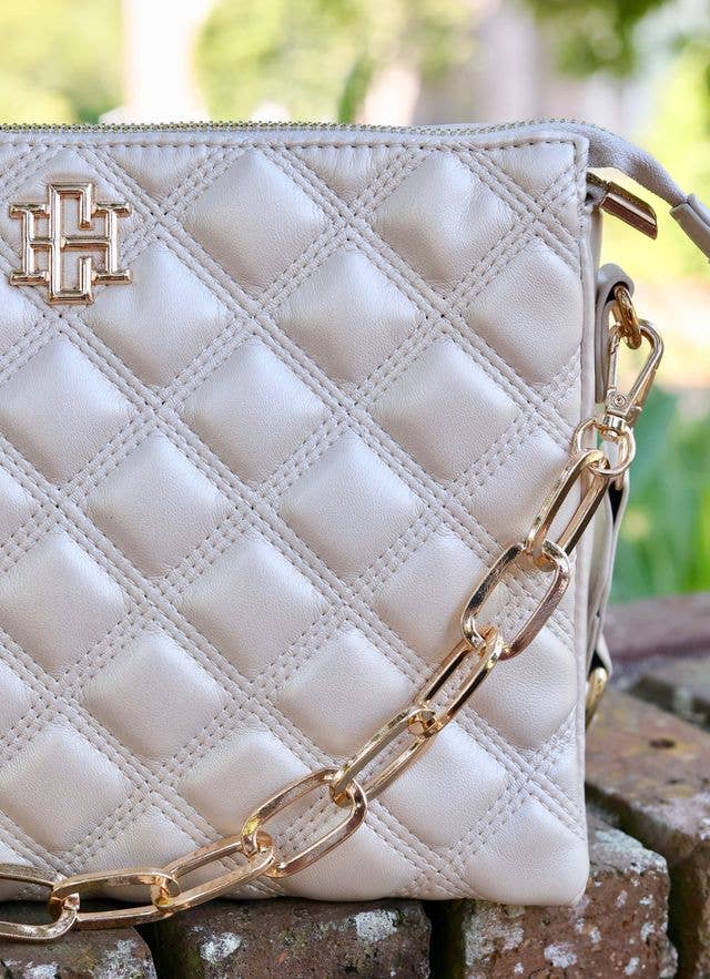 Ariana Crossbody Pearl Quilted
