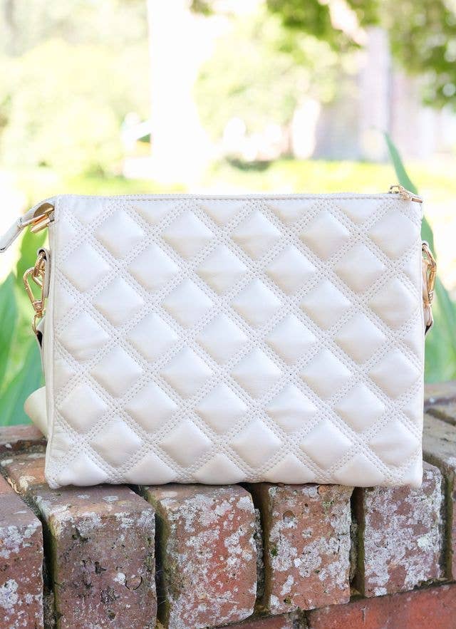 Ariana Crossbody Pearl Quilted