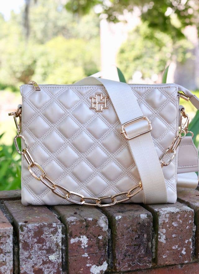 Ariana Crossbody Pearl Quilted
