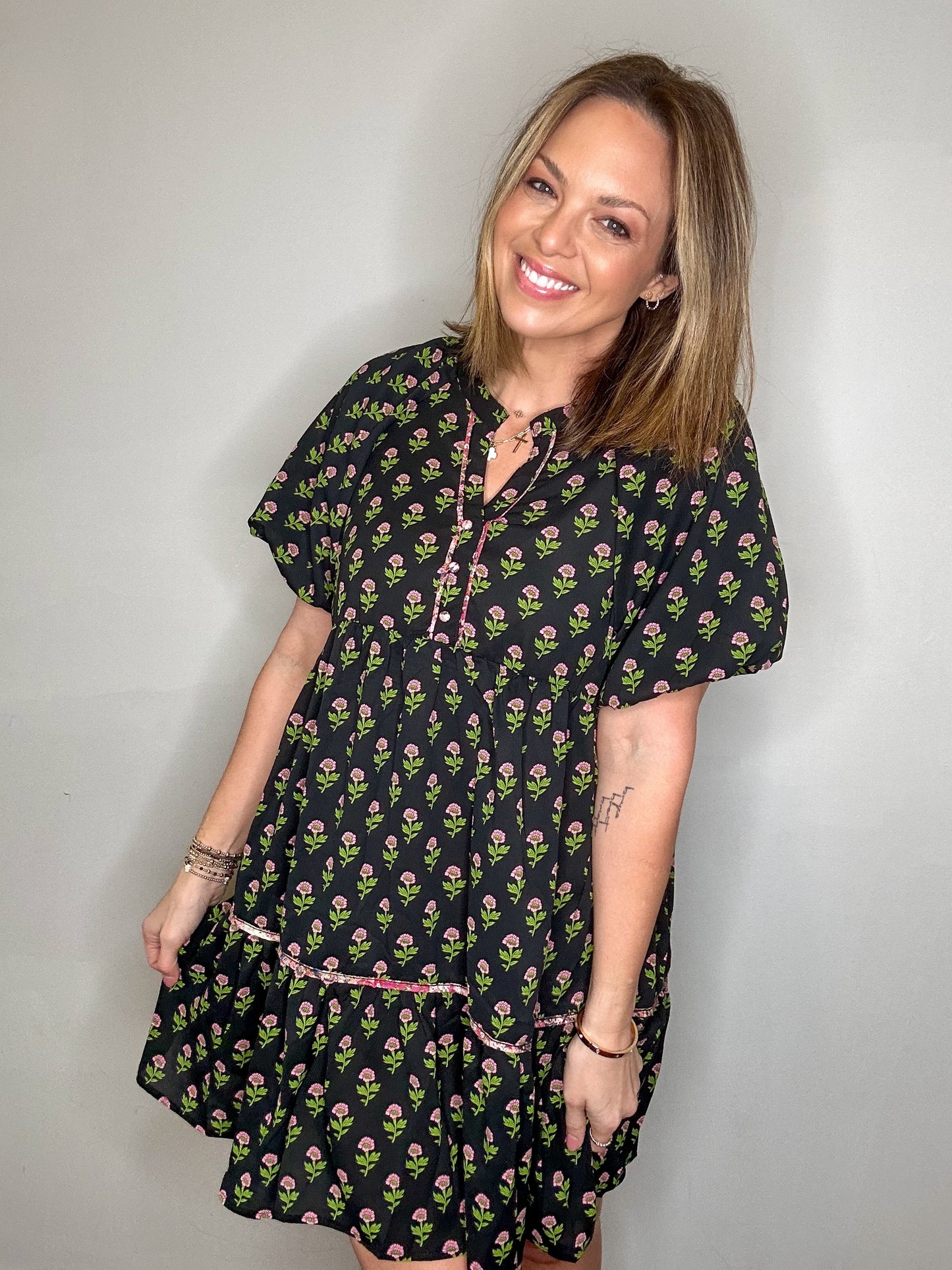 Floral Babydoll Dress