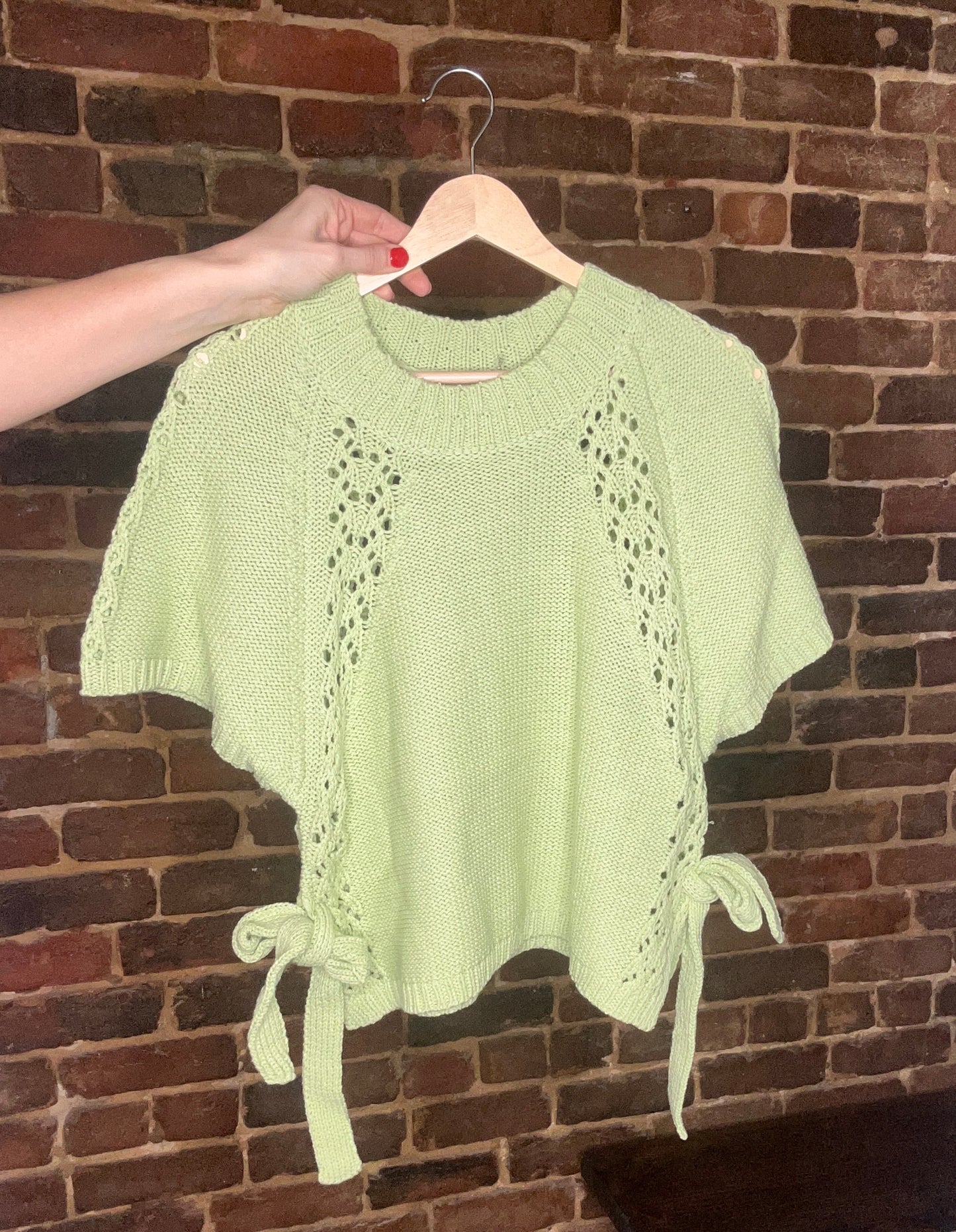 Sage Knit Sweater Top