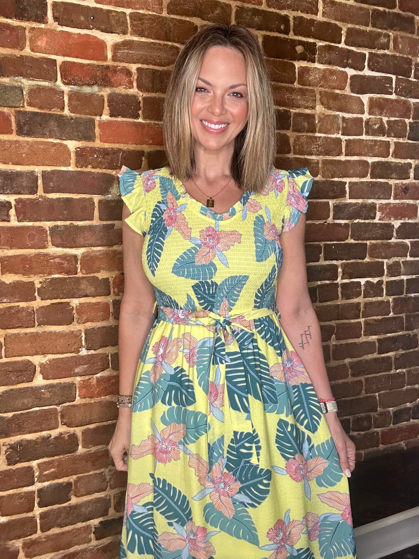 Tropical Maxi Dress