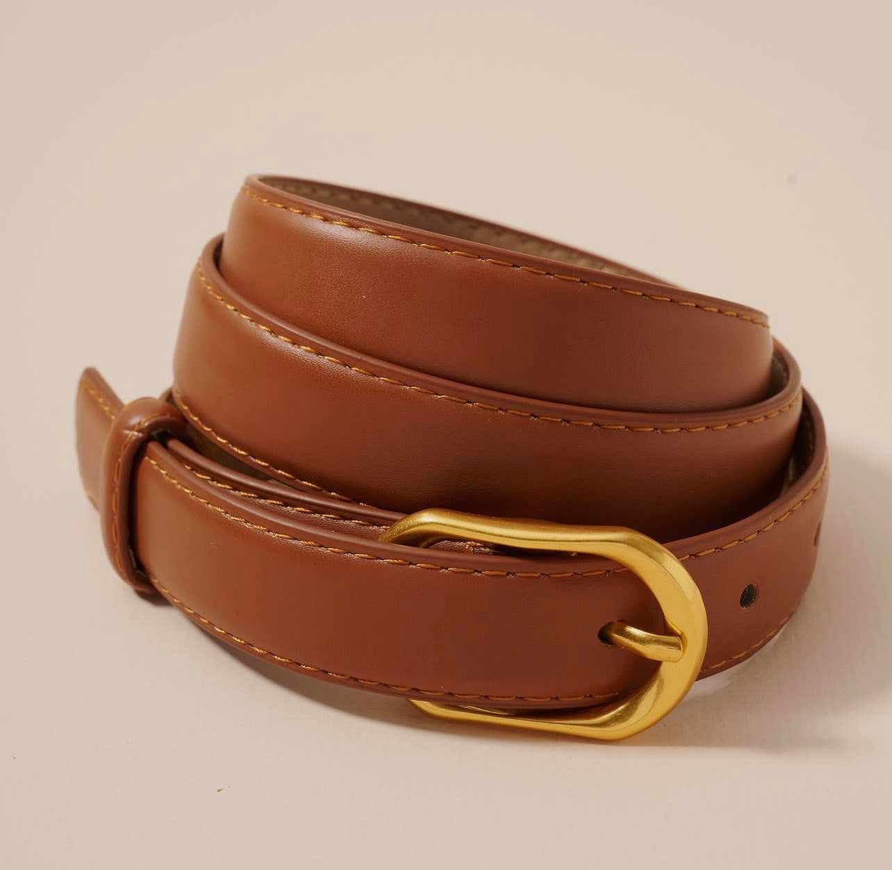 Faux Leather Belt