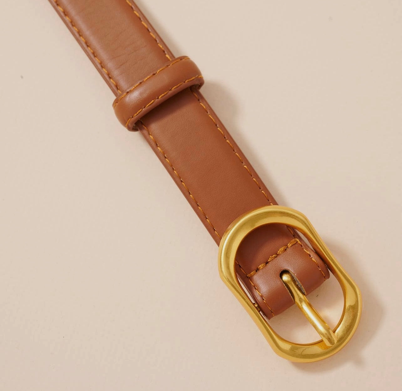 Faux Leather Belt