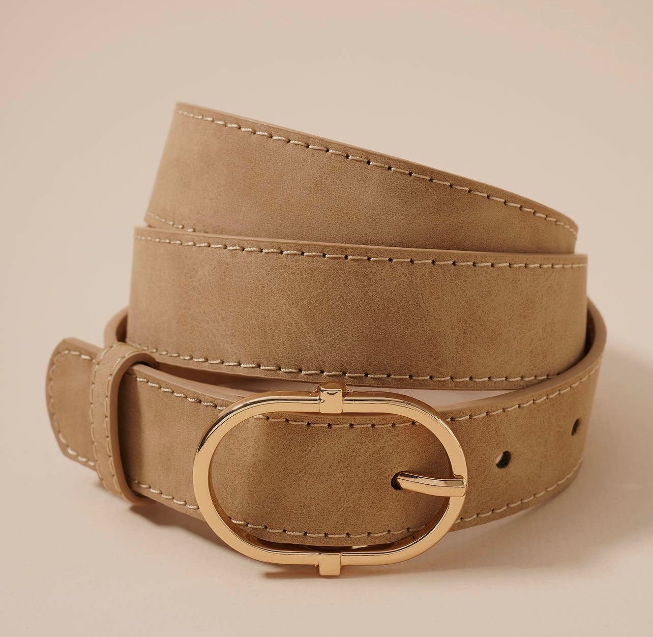 Faux Suede Belt