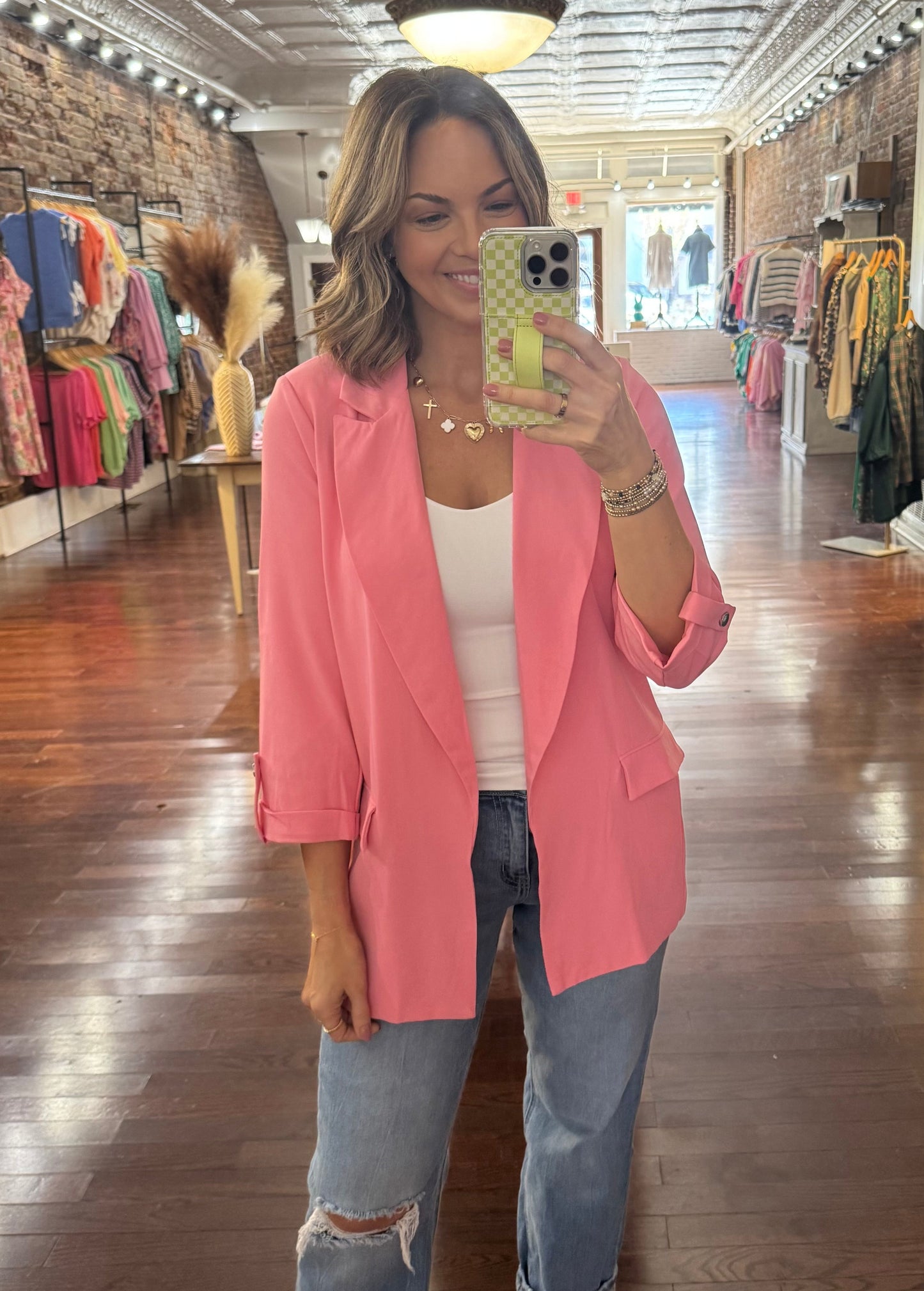 Essential Pink Blazer