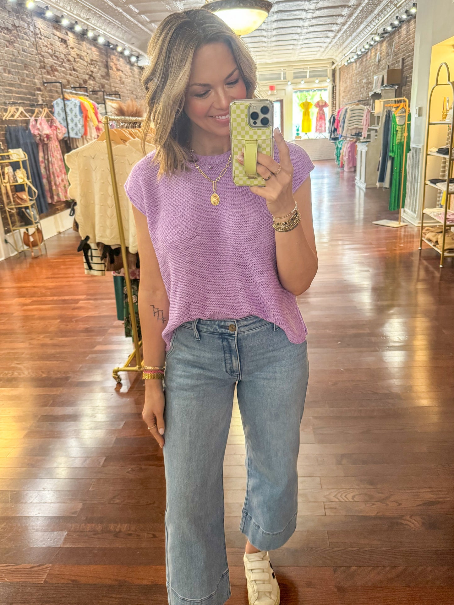 Isla Lavender Sweater Vest