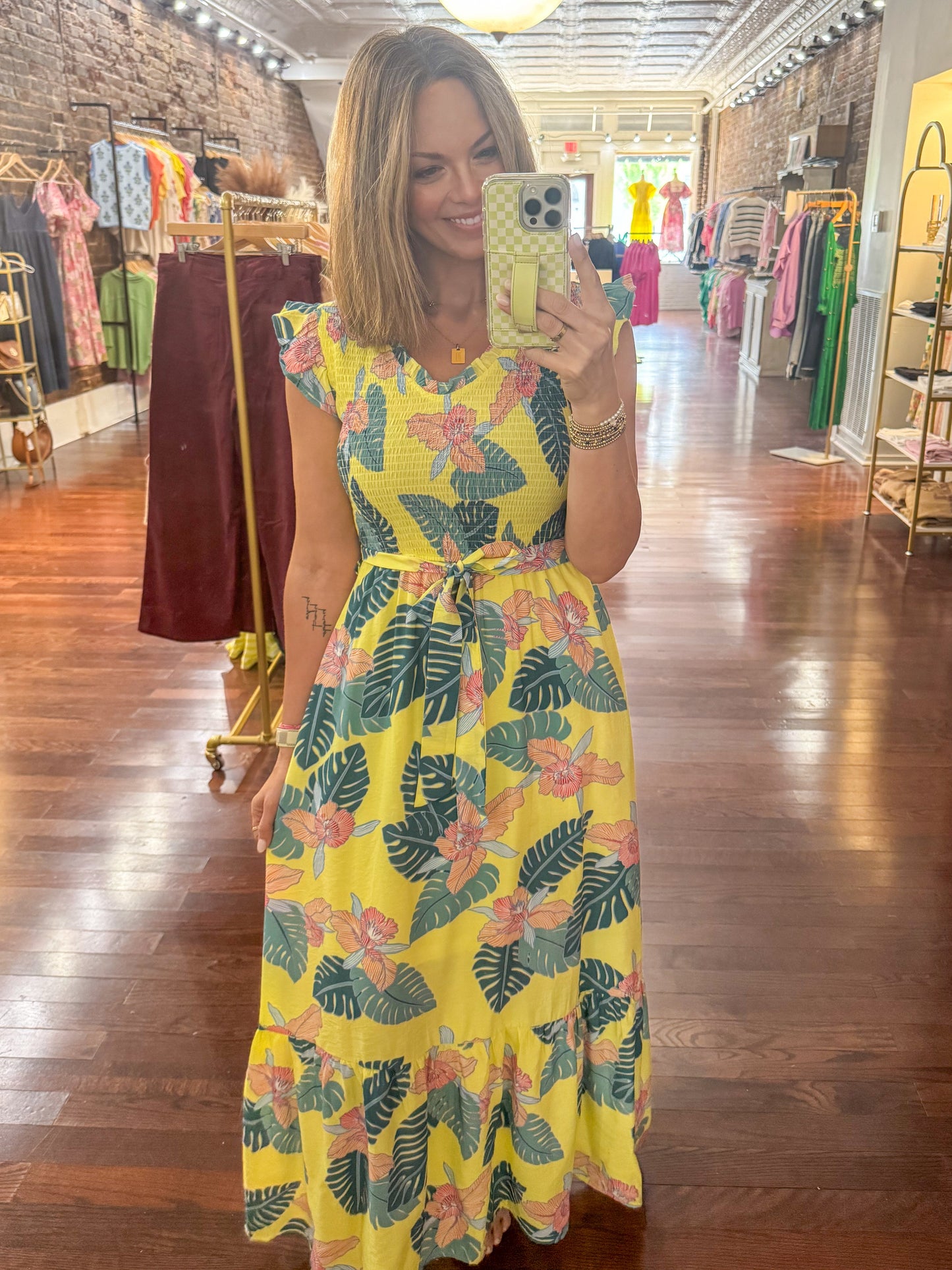 Tropical Maxi Dress