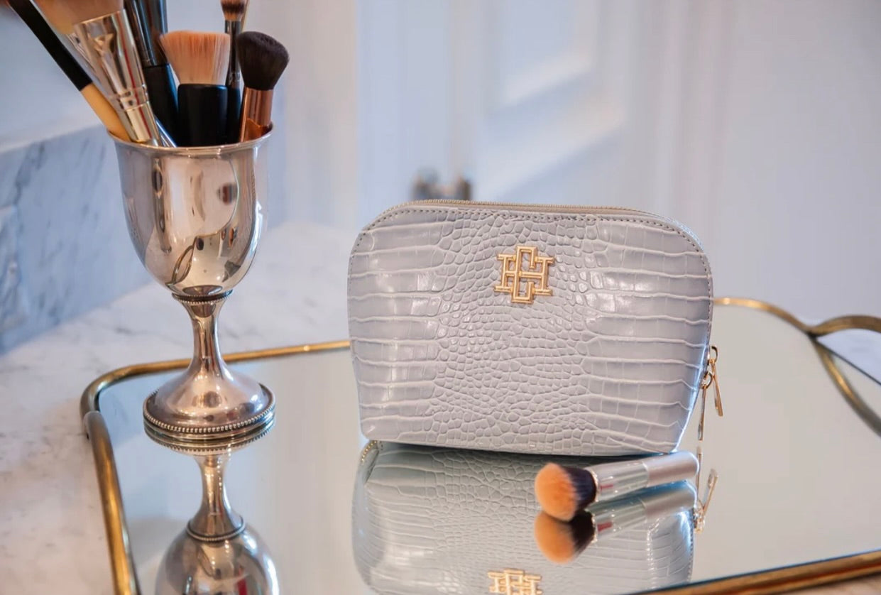 Ibiza small pouch- baby blue