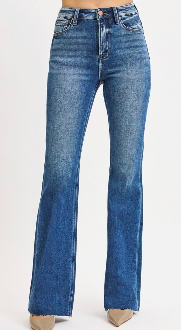 Risen jeans-high rise flare