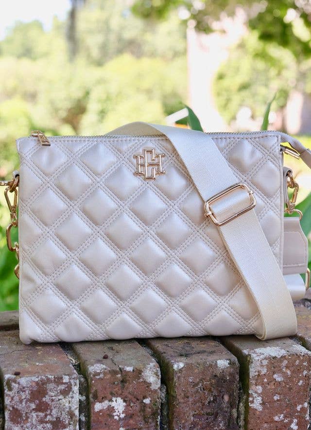 Ariana Crossbody Pearl Quilted