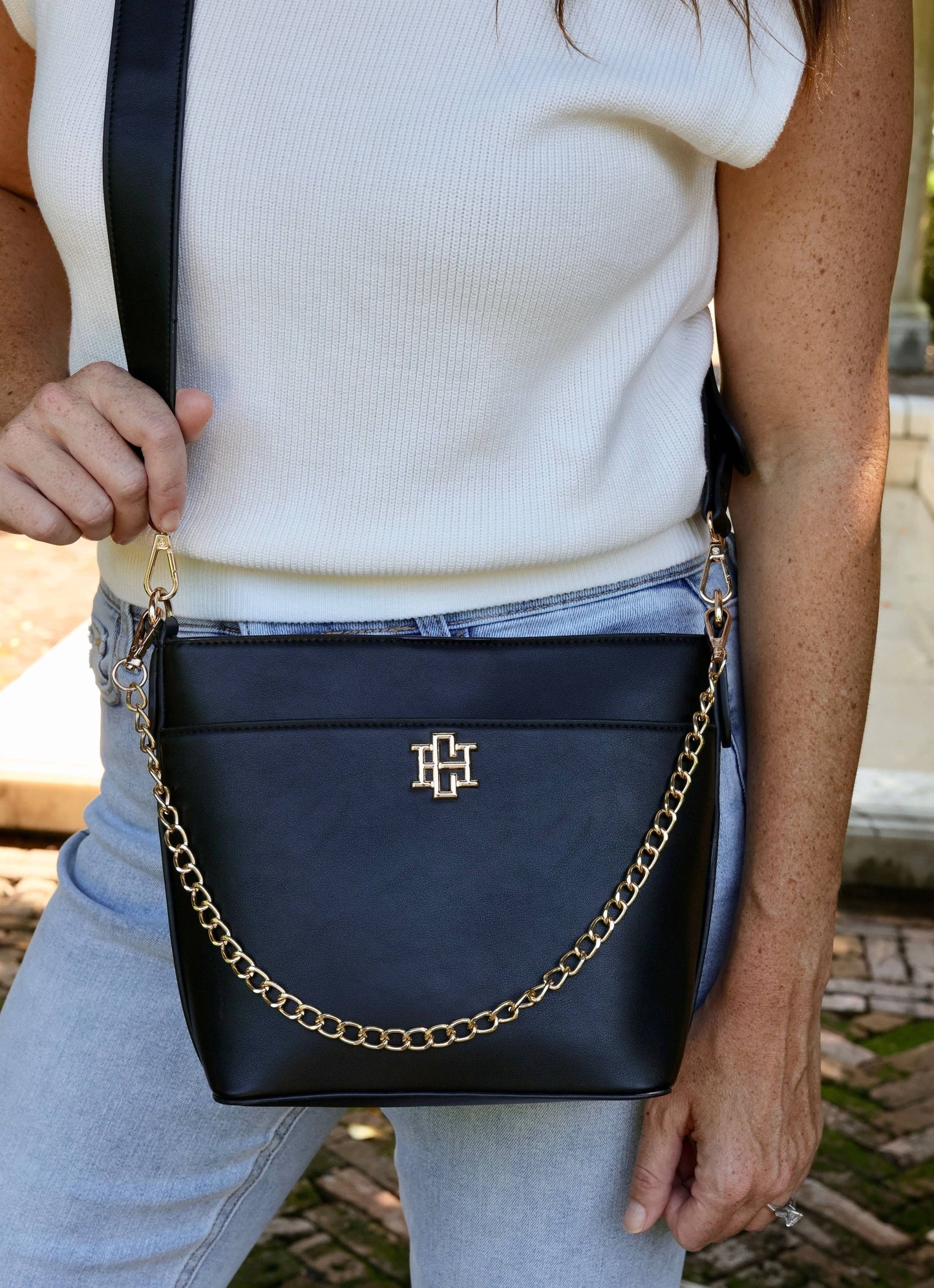 Brielle Bucket Bag BLACK