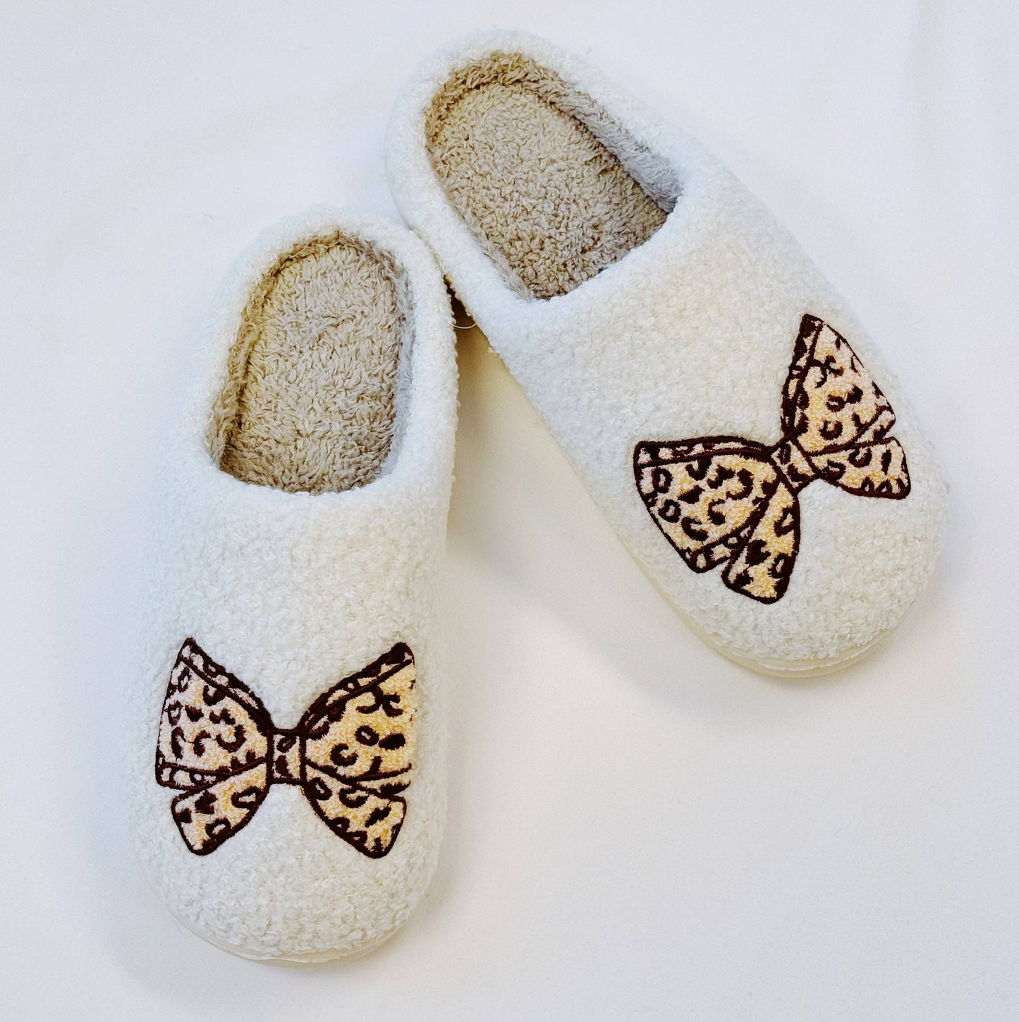 Emily Bow Cozy Lounge Slippers: L/XL