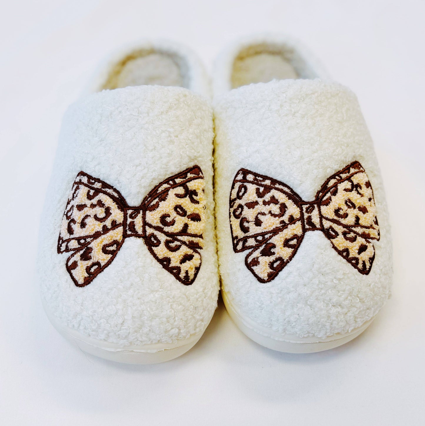 Emily Bow Cozy Lounge Slippers: L/XL