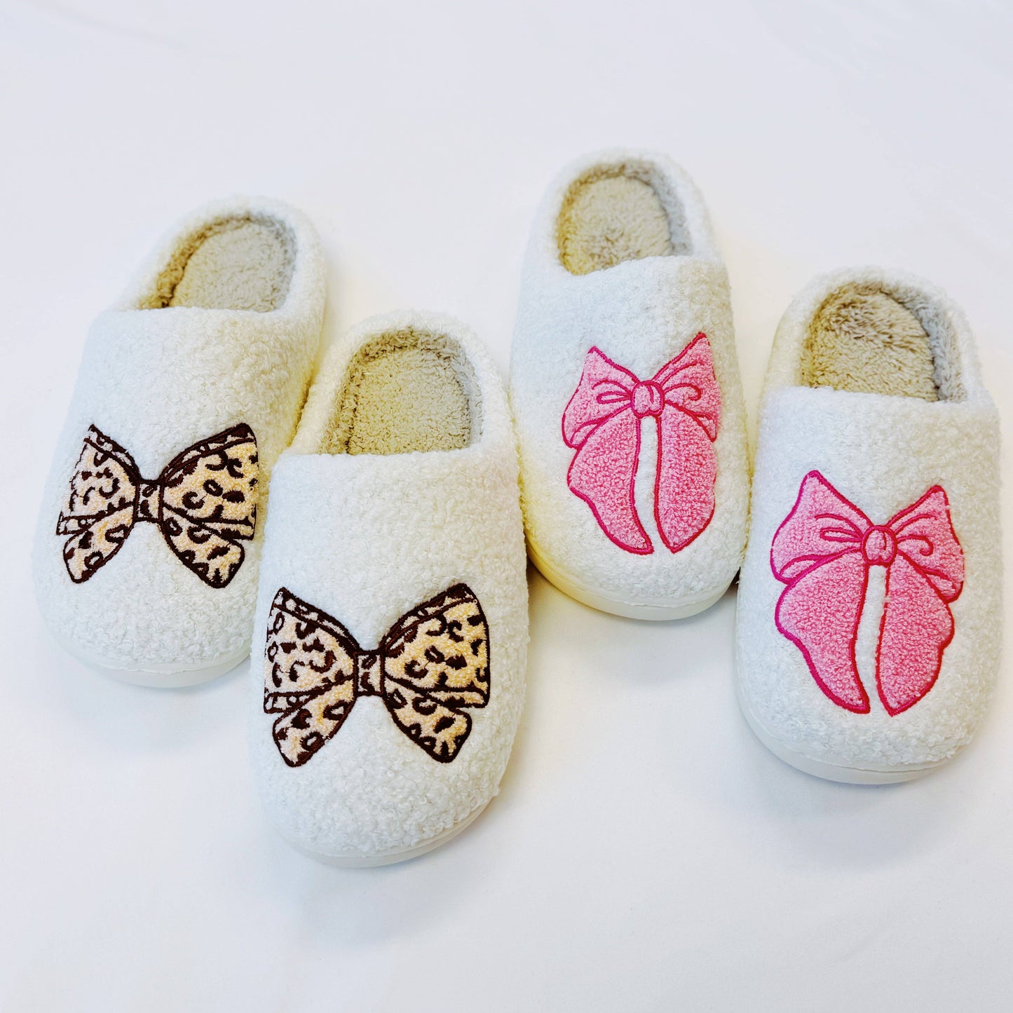 Emily Bow Cozy Lounge Slippers: M/L