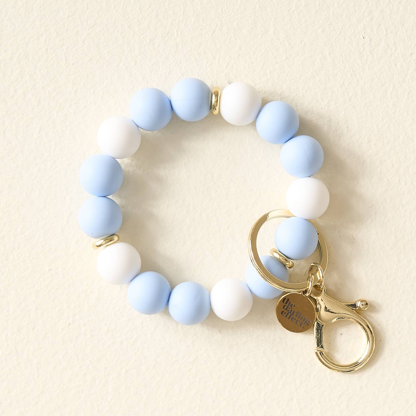 Hands-Free Keychain Wristlet - Light Blue