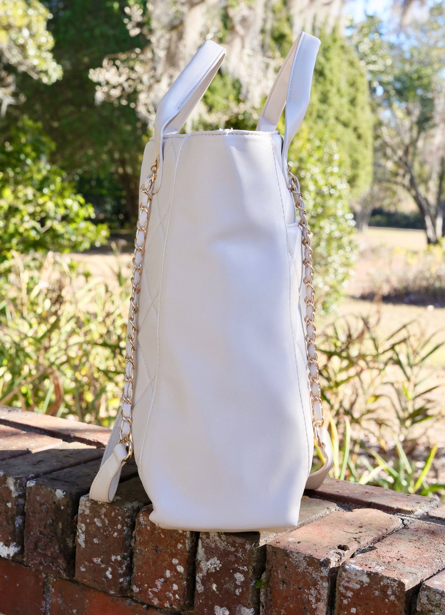 Kinzley Tote CREAM QUILTED