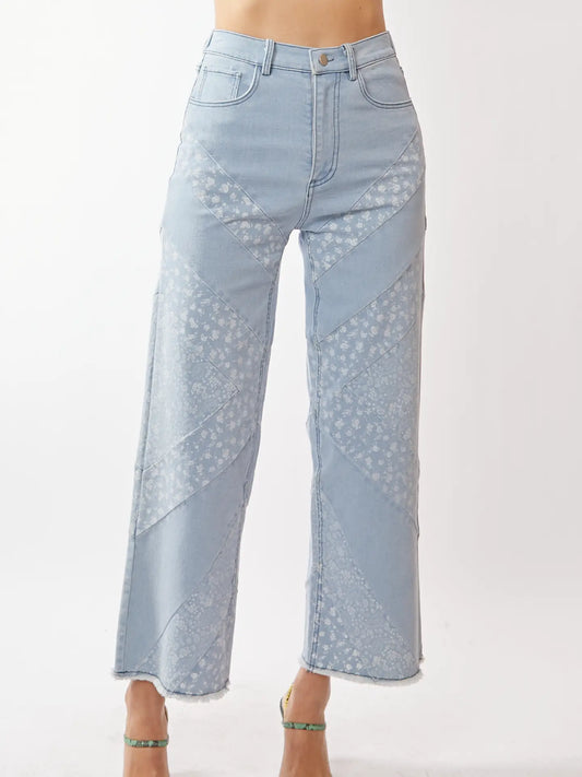 Floral Wide Leg Pants