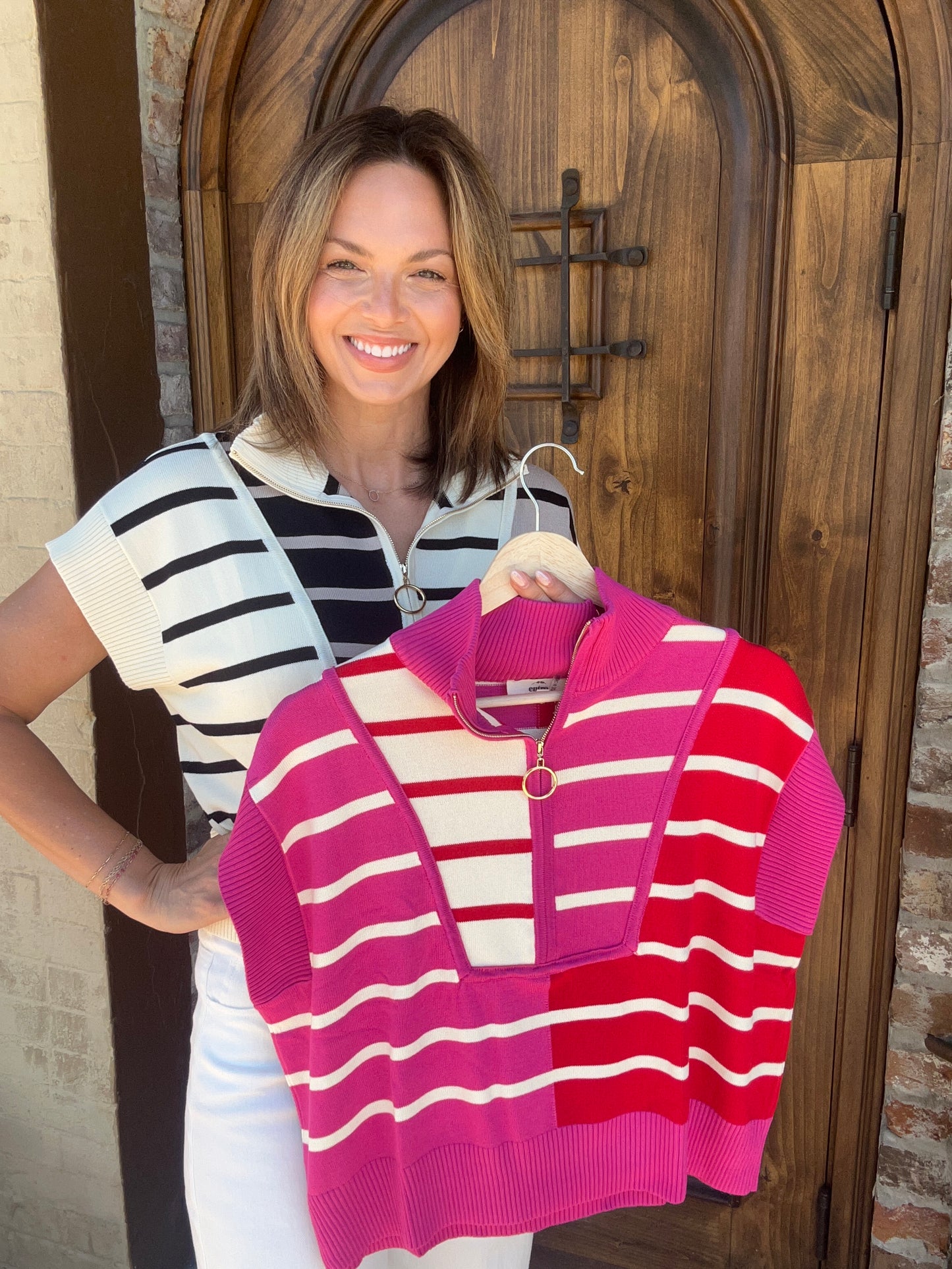 Stripe Knit Top