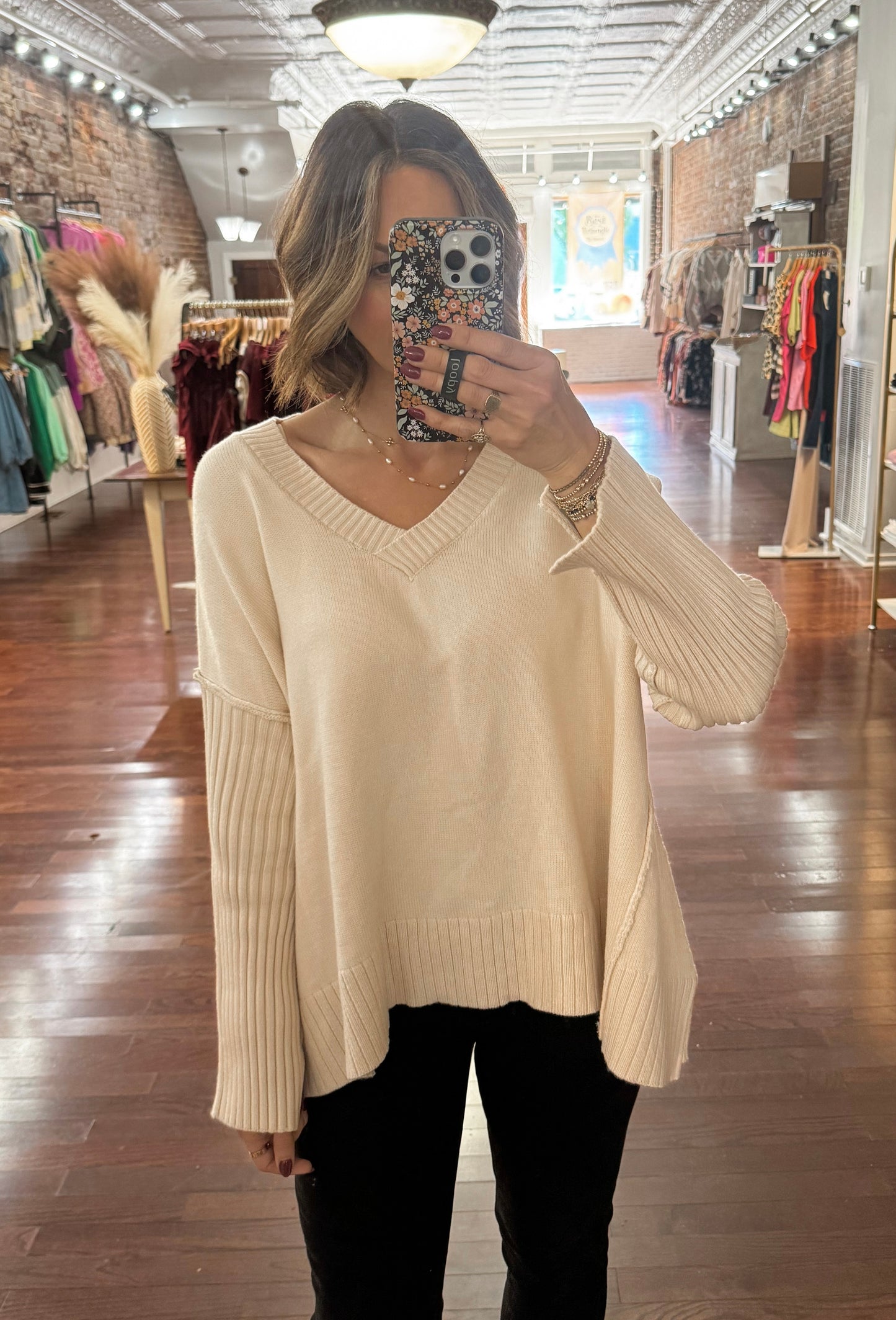 Almond Ansley Sweater