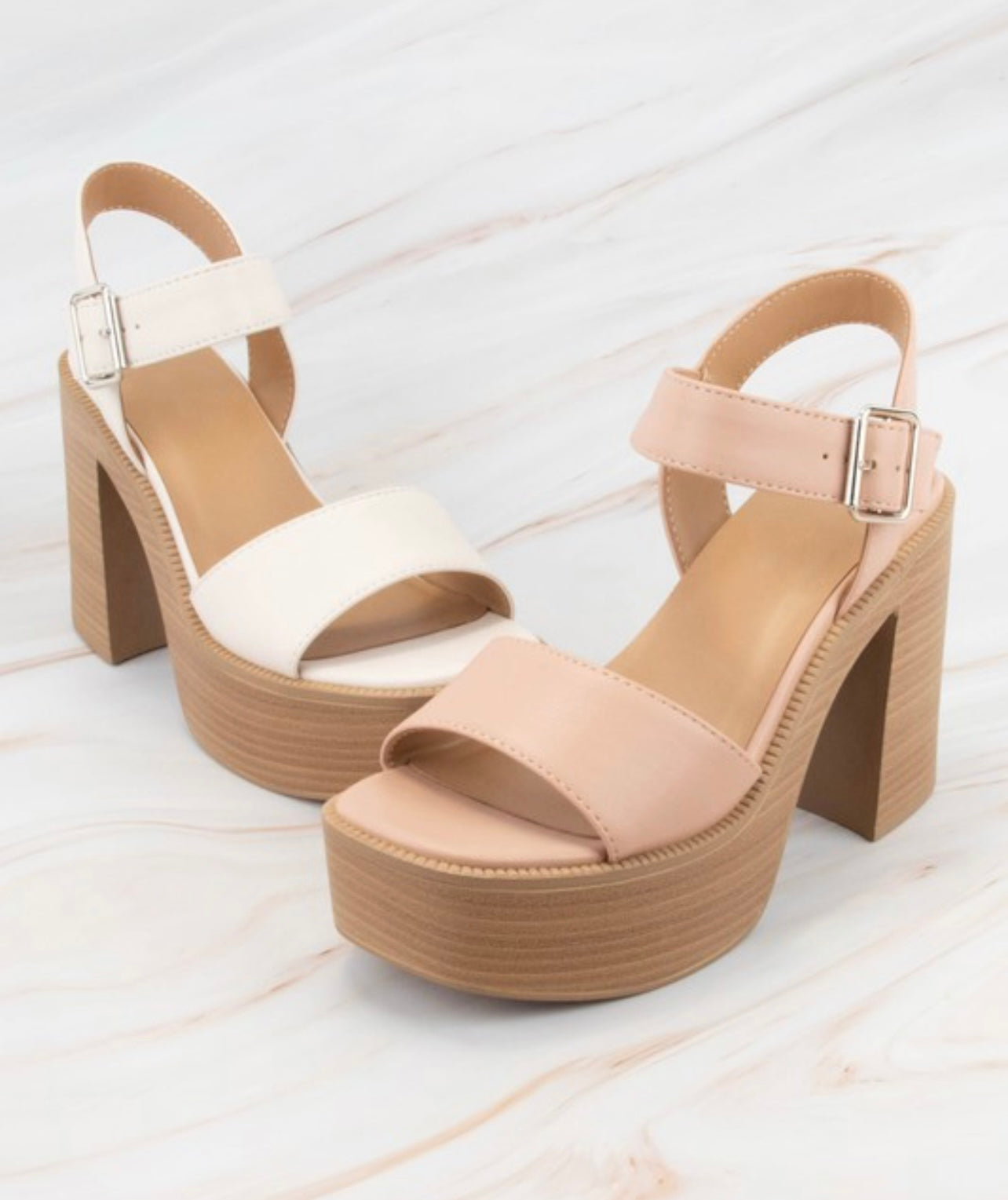 Platform Block Heel