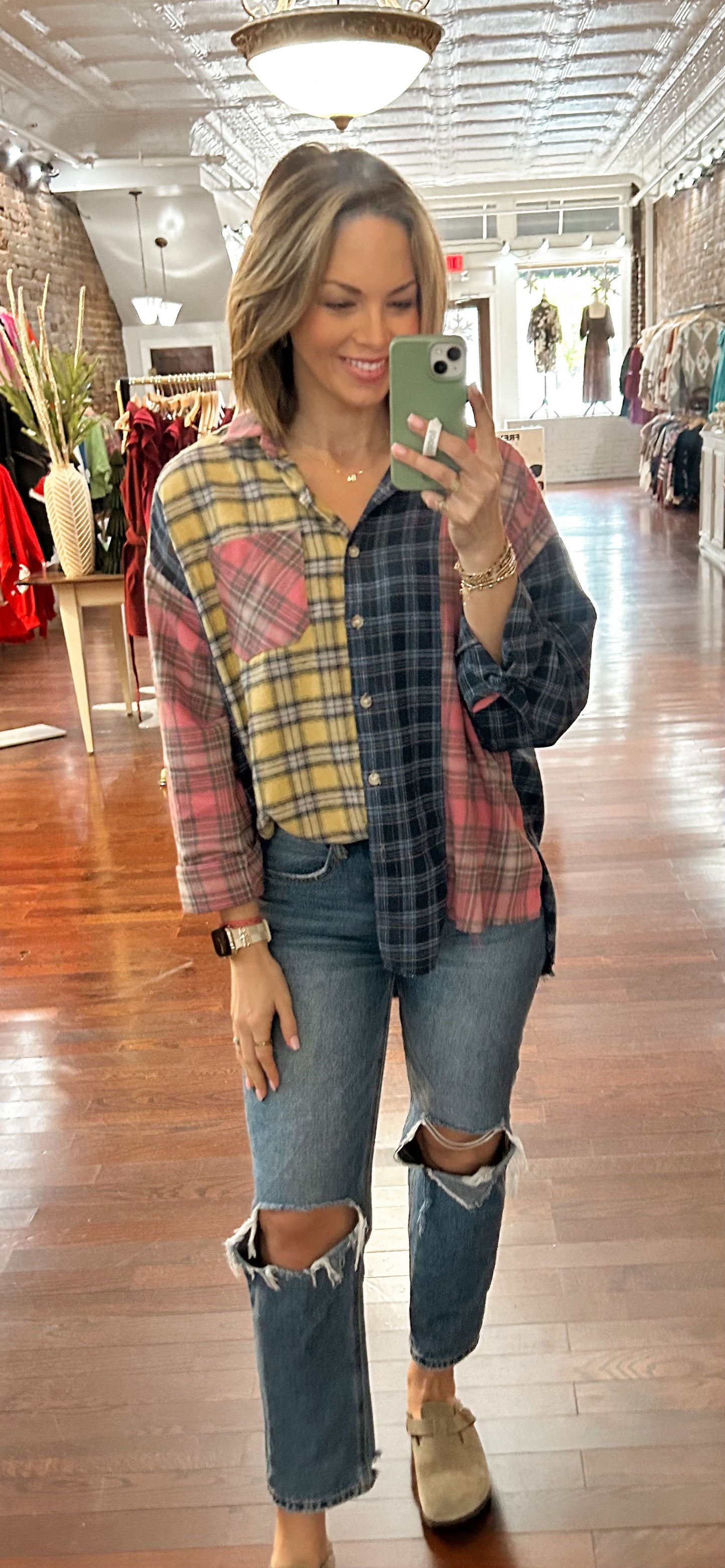 Plaid Flannel Shirt