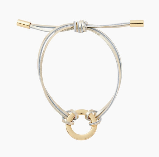 Leather cord bracelet