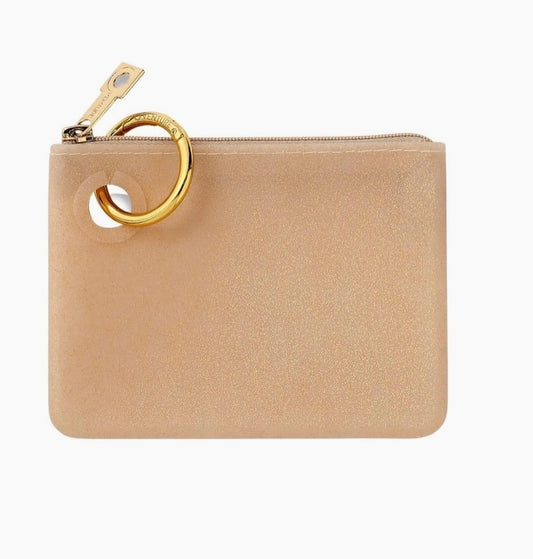 Mini Pouch - Gold Rush Confetti Silicone