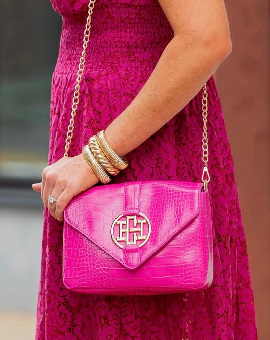 Isabella Crossbody Hot Pink
