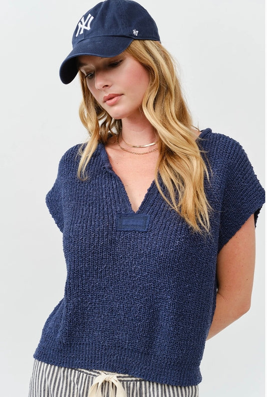 All season sweater-navy