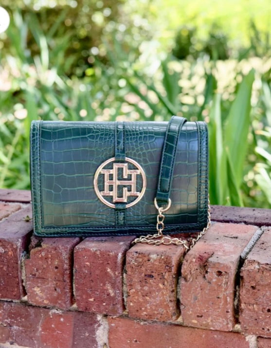 Cecilia Circle logo handbag