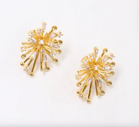 Starburst crystal stud