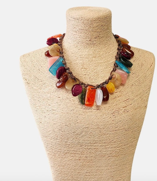 Western Beaded Collar Necklace