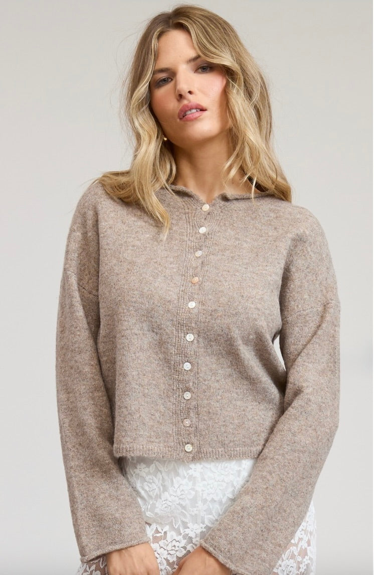 Millie mocha cardigan