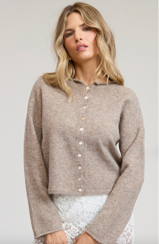 Millie mocha cardigan